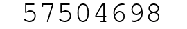 Number 57504698.