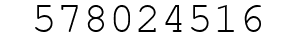 Number 578024516.