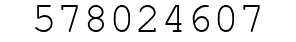 Number 578024607.