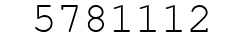 Number 5781112.