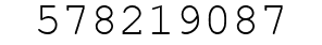 Number 578219087.