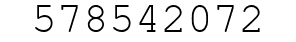 Number 578542072.