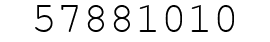 Number 57881010.