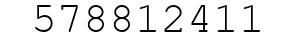 Number 578812411.