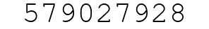 Number 579027928.