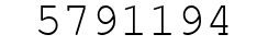 Number 5791194.