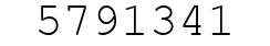 Number 5791341.