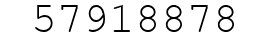 Number 57918878.