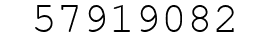 Number 57919082.