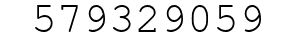 Number 579329059.