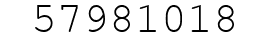 Number 57981018.
