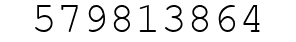 Number 579813864.