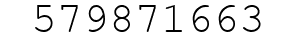 Number 579871663.