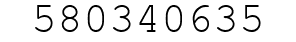 Number 580340635.