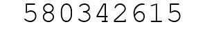 Number 580342615.