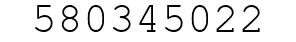 Number 580345022.