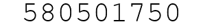 Number 580501750.