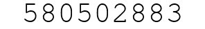 Number 580502883.