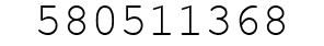 Number 580511368.