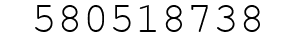 Number 580518738.