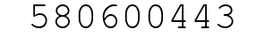 Number 580600443.