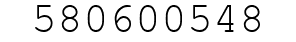 Number 580600548.