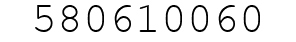 Number 580610060.