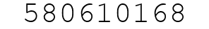 Number 580610168.