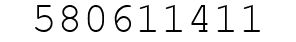 Number 580611411.