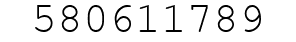 Number 580611789.