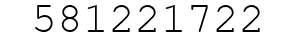 Number 581221722.