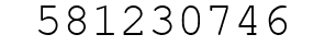 Number 581230746.