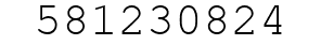 Number 581230824.