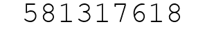 Number 581317618.