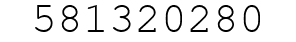 Number 581320280.