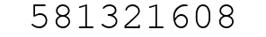 Number 581321608.