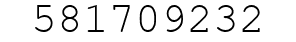 Number 581709232.