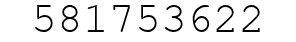 Number 581753622.