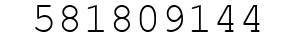 Number 581809144.