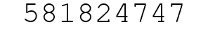 Number 581824747.