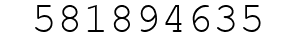 Number 581894635.