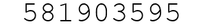 Number 581903595.
