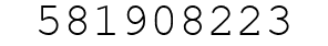 Number 581908223.