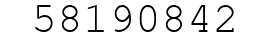 Number 58190842.
