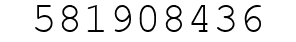 Number 581908436.
