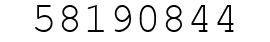 Number 58190844.