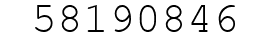 Number 58190846.