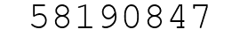 Number 58190847.