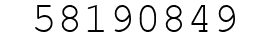 Number 58190849.