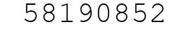 Number 58190852.